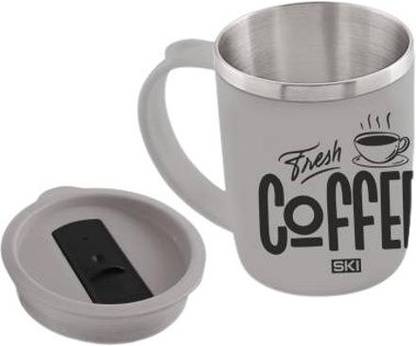 KPPLASTICO Nice Day Unicorn Tea Coffee Time Unbreakable hot Insulated Double Wall Stainless Steel Travel With Sipper Lid Plastic Coffee Mug