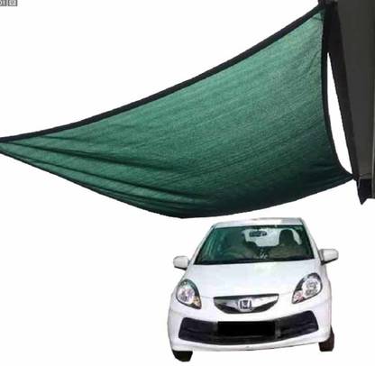 ZIMBLE Green Shade Net- 90% (3x3Mtr)--(10x10ft) UV Stabilized,With Four Side,Strong Border-with Niwar Stiching Sun Light blocking,multipurpose for home Balcony,agro net,terrace garden,sun shade Portable Green House