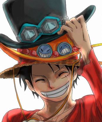One Piece Monkey D Luffy Hat Anime Anime Series Poster Print Paper Print