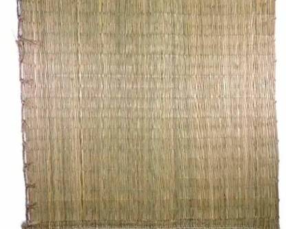 jaisakshi Kusha Grass Handmade Aasan for Puja/Yoga/Pranayam & Meditation (Yellow) 4 mm Yoga Mat