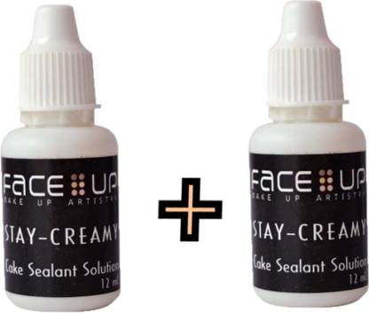 FACE UP CAKE SEALANT, STAY CREAMY, DURALINE SEALANT, PACK OF 2,12ML Primer  - 24 ml