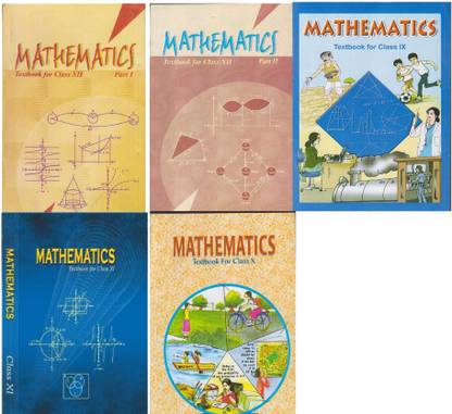 NCERT Math (9-12 ) Complete Books Set For Class 9 -12 (English Medium)