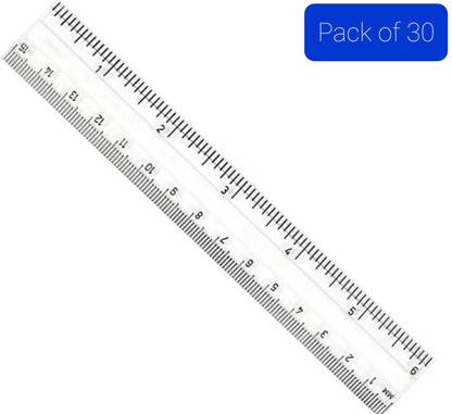 metal plast Plastic Ruler Scale 15cm Ruler