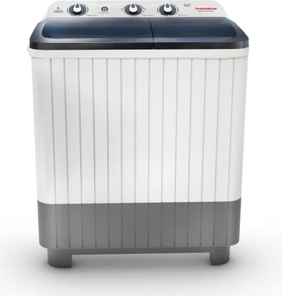 Thomson 7 kg Semi Automatic Top Load Washing Machine White, Blue, Grey