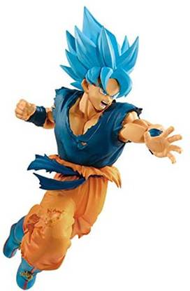 PLA Giftmart Super Saiyan Blue Son Goku Fighting Pose DBZ Character Anime Action 8" Figure Toy