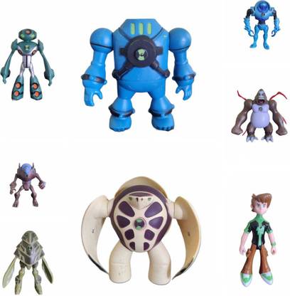 The Simplifiers Ben10 Omniverse 8 Action Figure Toy Set - Ben 10 Aliens Figure (Without Box)