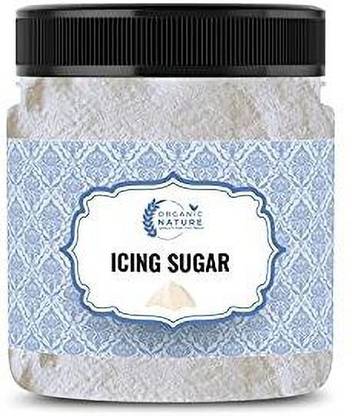 ORGANIC NATURE Powdered Sugar | Icing Sugar |Granulated Sugar| White Sugar Powder Sugar 250 Gram (Jar Pack) Icing Sugar Powder
