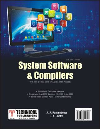 System Software and Compilers for BE VTU Course 18 OBE & CBCS (VI- CSE -18CS61)