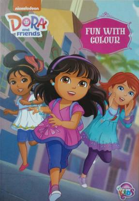DORA AND FRIENDS COLOR BOOK