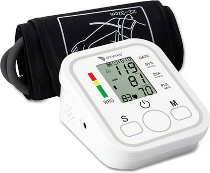 DR VAKU ALL NEW 2021 Blood Pressure Monitor - Automatic Upper Arm Machine & Accurate Adjustable Digital BP Cuff Kit - Largest Display - 200 Sets Memory, Includes Batteries, Carrying Case Bp Monitor