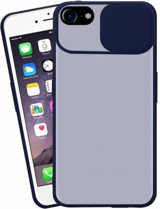 ELEF Back Cover for Apple iPhone SE 2020 Premium Camera Protection Shutter/Slider Matte Translucent Case Soft Edges