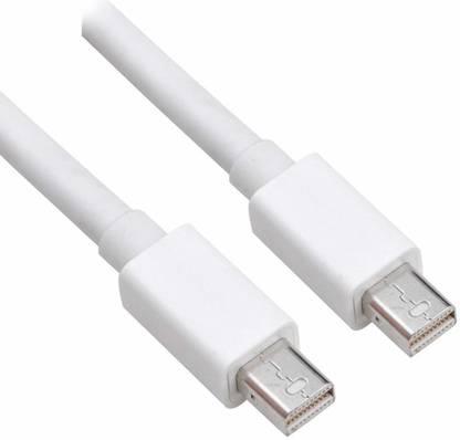 microware HDMI Cable 1.8 m Mini DisplayPort Male to Mini Displayport DP Male Cable for Apple MacBook- 1.8M Mini DP M to M Cable