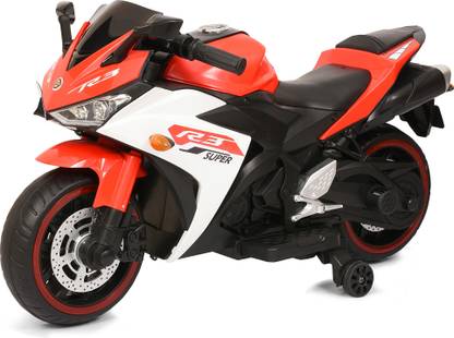 Tector Big R3 Style 2.4Ghz RideOn Remote Control Bike with Hand Acceleration Bike Battery Operated Ride On