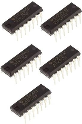 INVENTO 5Pcs SN74LS32N 7432 IC OR Gate Logic Gate, 74LS32, 2 Input, 8 mA, 4.75 V to 5.25 V, DIP-14 Automotive Electronic Hobby Kit