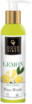 GOOD VIBES Lemon Refreshing  Face Wash