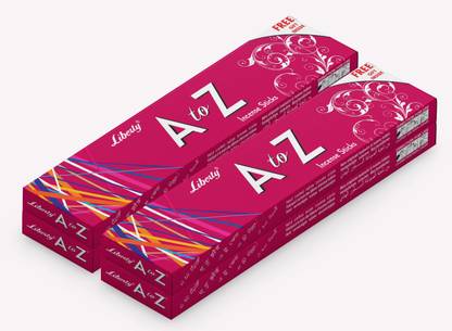 LIBERTY A to Z Incense Sticks Agarbathis - Pack of 4 (4X 120gms) Flora