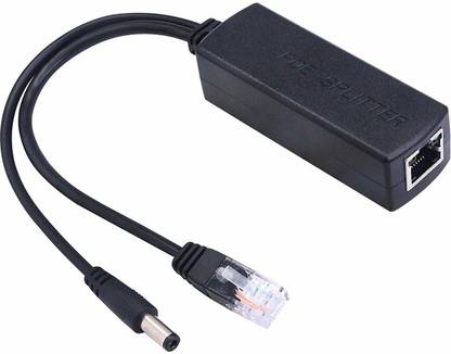LipiWorld PoE Splitter Ethernet Adapter for IP Camera IP Phone POE Devices Lan Adapter
