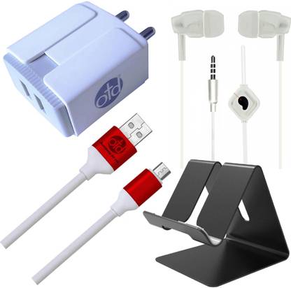 OTD Wall Charger Accessory Combo for Gionee Marathon M3, Gionee Marathon M5 mini, Gionee Max, Gionee P4S