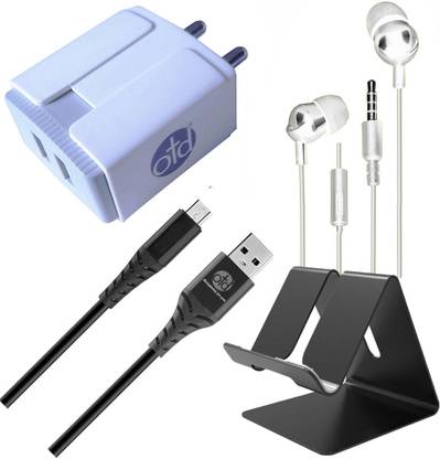 OTD Wall Charger Accessory Combo for Lephone W2, Lephone W7, Lephone W9, LG Folder 2