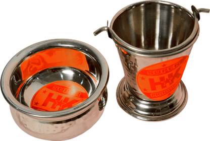 Super HK serving set bucket/baalti and bowl Bowl, Gravy Bucket Serving Set