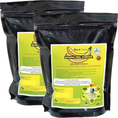 Dhanvi Organics Banana Peel Powder for Gardening (Pack of Two) 2 Kg. Manure