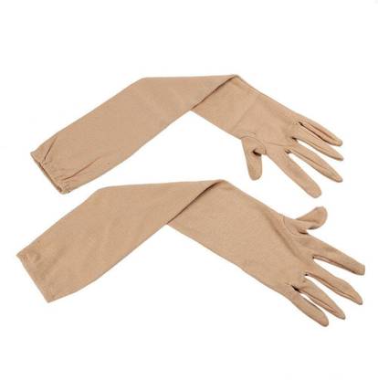Rk sports FULL HAND GLOVES SUN PROTECTION GLOVES SKIN COLOR HAND GLOVES Riding Gloves