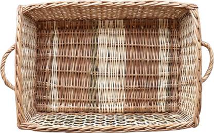scissors craft Bamboo Storage Basket