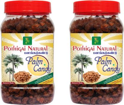 POTHIGAI NATURAL Palm Candy 1kg (Panakarkandu) Traditional Method Made 100% Natural Sugar