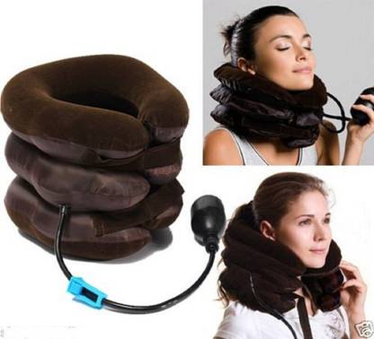 Furkin Cervical Neck Traction 3 Layer Collar Pillow For Spine Neck Pain Relief Cervical Pillow