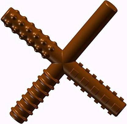 CEW STIXX BLUE CHEW STIXX CHOCOLATE Teether and Feeder