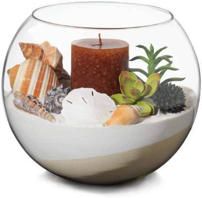 Golus suppliers Beautiful looking glass fish pot for multipurpose use and decorative item for home,office,hall,restaurant,table Glass Vase