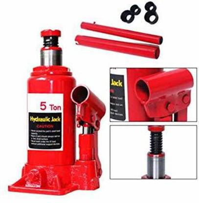 Aqeeq Hydraulic Bottle/Car Jack for Stepney/Tyre Puncture Repair (5 Ton Capacity) Vehicle Jack