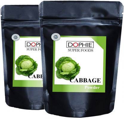 dophie Cabbage Powder 200g [pack-2]. Whole Food Vegetable, Good for Digestive health.