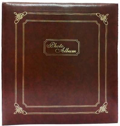 Amao Leatherite Heavy Cardboard Cover Design 100 Pocket Photo Album
