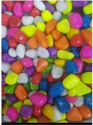 Somil D-38 Painted, Polished Round Sandstone Stone