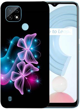 METOO Back Cover for Realme C21, ButterflyDesign back cover Print, 679, Realme C21 back cover for boys, girls, Friends