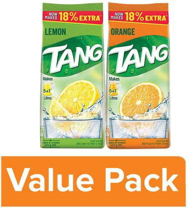 TANG Orange & LEMON Instant Drink Mix, 500g(Each)