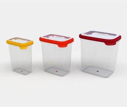 SAURA Plastic Grocery Container  - 1000 ml, 1900 ml, 3200 ml