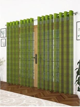 kumar creation 213 cm (7 ft) Door Net Semi Transparent Curtain (Pack Of 4)