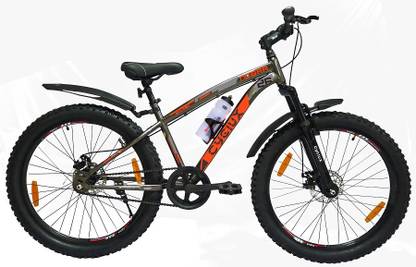 Cyclux Nubra 26T Single Speed, 40.6Cm Frame with 26 x 3.00 Tyres , Double Disc Brake 26 T (inch) Mountain/Hardtail Cycle