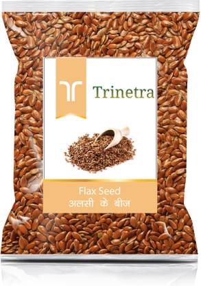 Trinetra Best Quality Flax Seed/Alsi Ke Beej 400g Brown Flax Seeds