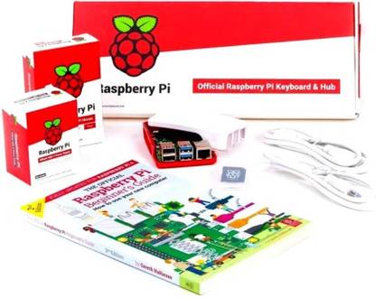 Indian Hobby Center Official Raspberry Pi 4 Desktop Kit With Guide Book Electronic Components Electronic Hobby Kit