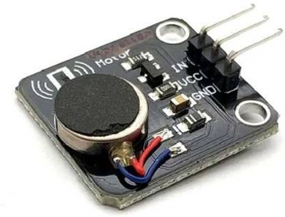 Indian Hobby Center DC Motor Mobile Phone Vibrator Vibration Motor Alarm Module – Black Electronic Components Electronic Hobby Kit