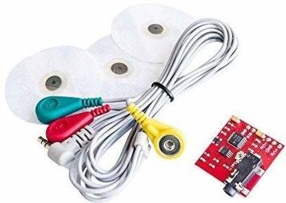 Indian Hobby Center EMG Muscle Sensor V3.0 With Cable And Electrodes Electronic Components Electronic Hobby Kit