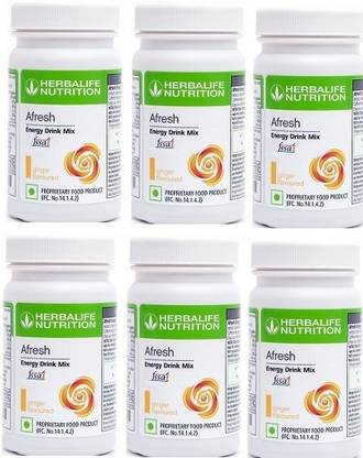 HERBALIFE Afresh Energy Drink Powder-50g- Ginger Energy Drink