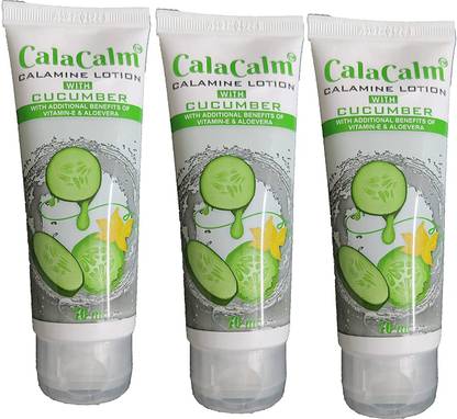 cala calm CALLM WITH CUCUMBER LOTION (PACK OF 3) (70 ML)
