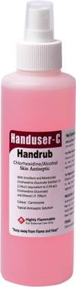 HANDUSER C 250ml Spray Hand Sanitizer Bottle + Dispenser