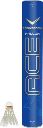 Transform Shuttlecock -Feather-Ace Feather Shuttle  - White