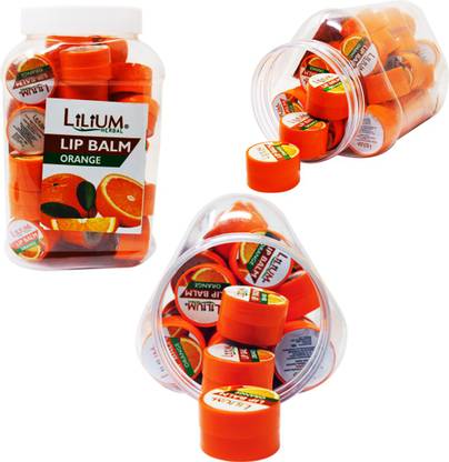 LILIUM Moisturizing Lip Balm, Orange Orange