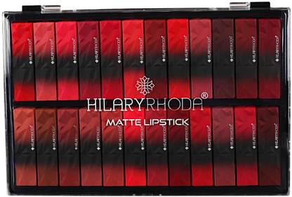 Hilary Rhoda Set Of 24 Amazing Matte Lipsticks (A011 Set)